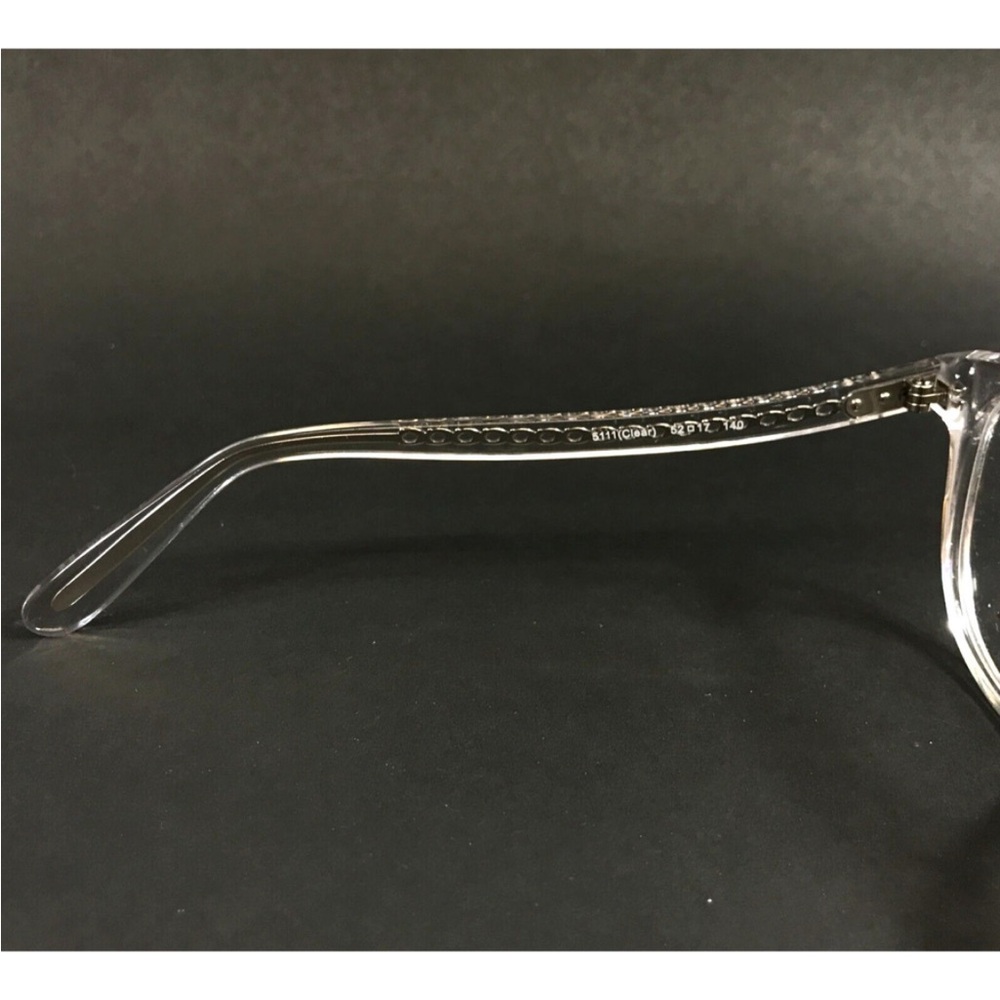 Coach Clear Eyeglasses HC 6177 5111 Crystal Rounded Cat Eye Frame 52 17 140 - Picture 15 of 15